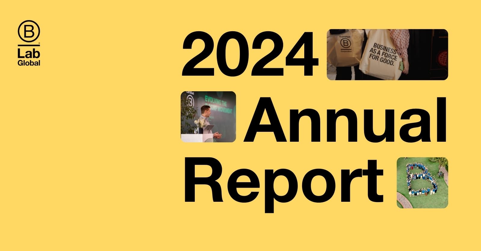 B Lab Global Annual Report 2024 cover